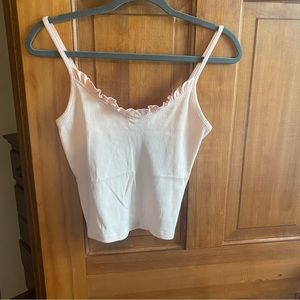 Light pink cropped tank